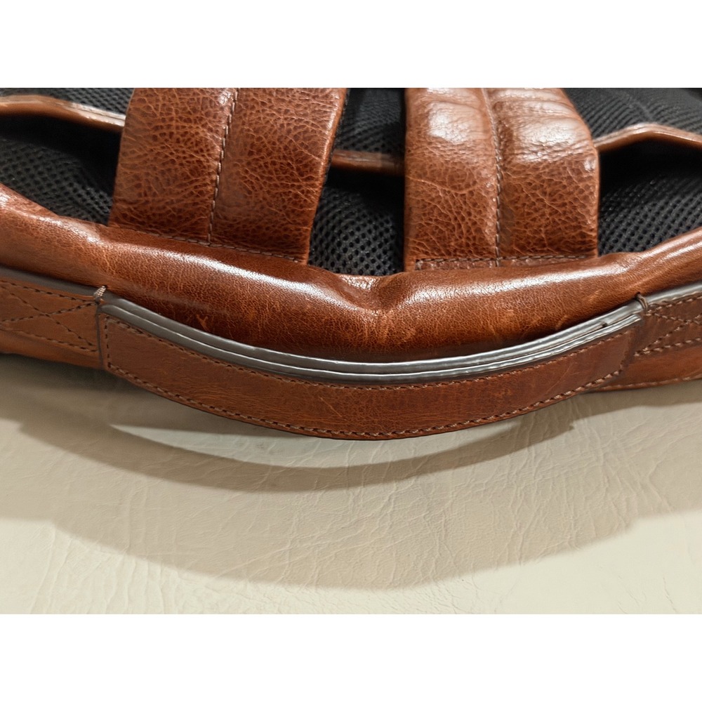 Fossil Buckner Convertible Backpack Briefcase Mens Cognac Leather NWT MBG9520222 - Picture 11 of 16